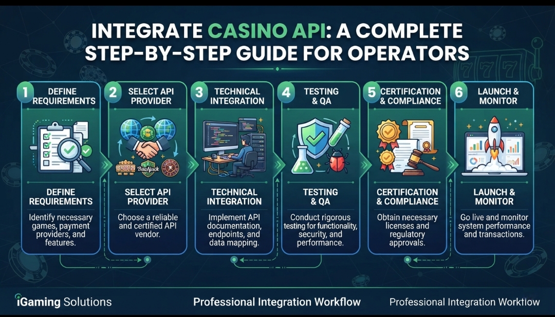 Integrate Casino API: A Complete Step-by-Step Guide for Operators and integration